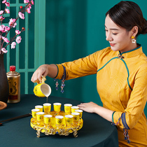 New Products Zodiac Zodiac Ceramic Liquor Cup Suit 12 Spirits Glass for home creative Chinese wines for a cup of cup