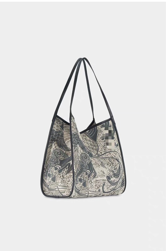 In Stock! Unique! Cotton and Linen Blend Plain Weave Fabric Myth Print Tote Bag 42*35*20 In Stock! Unique! Cotton and Linen Blend Plain Weave Fabric Myth Print Tote Bag 42*35*20