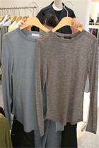 Explosive long sleeve T-shirt Womens Foreign atmosphere base shirt top slim summer wear thin inboard wild autumn ins tide