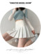 Korean age-reducing 2025 summer new style high-waisted slimming fashion casual a-line all-match women's pleated skirt commuting skirt