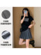 Korean age-reducing 2025 summer new style high-waisted slimming fashion casual a-line all-match women's pleated skirt commuting skirt
