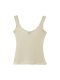 Sweet and Pure Miu-Style Bow-Tie Camisole for Women, Spring and Summer Anti-Exposure U-Neck Vest, Covers Side Breasts, Inner Layer Base Top