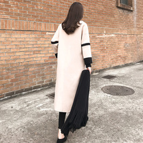 Anti-season clearance woolen coat womens mid-length 2020 autumn and winter new Korean Hepburn style loose woolen coat