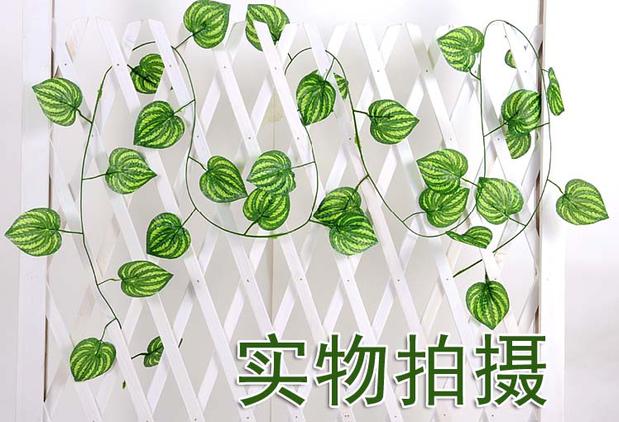 Mô phỏng dưa hấu lá mây hoa nho giả hoa nho mô phỏng lá nho xanh lá cây trần trang trí cây xanh - Hoa nhân tạo / Cây / Trái cây cây nhựa trang trí