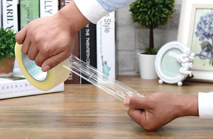 Niêm phong băng khối lượng lớn trong suốt băng dính xốp trắng