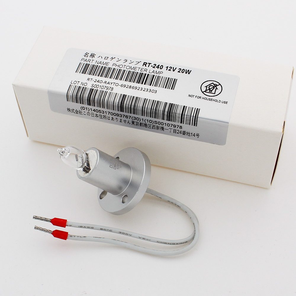 Rayto雷杜RT-240 310 360全自动生化分析仪光源灯泡带线JC 12V20W