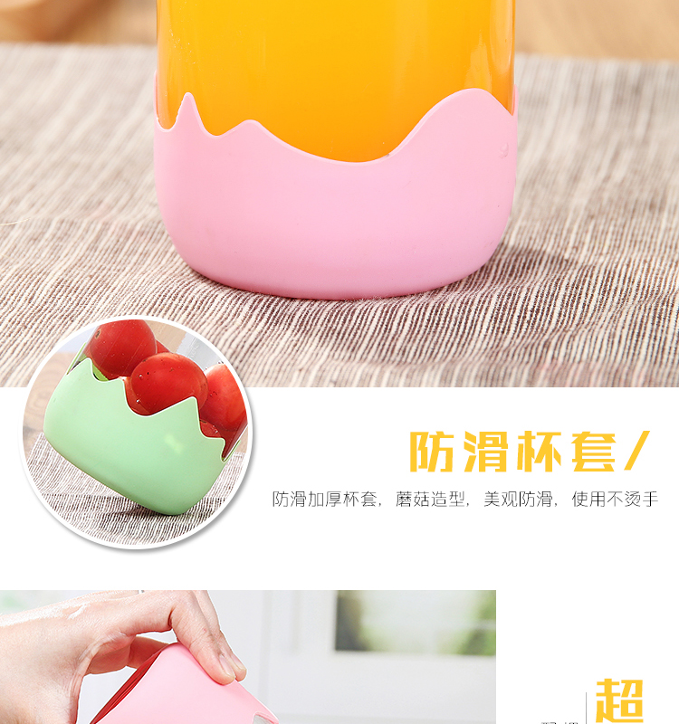 Sáng tạo bí ngô cốc thủy tinh cốc nam và nữ cầm tay cốc quà tặng quảng cáo cốc lọc hoa trà cốc tùy chỉnh logo - Tách bình tập uống