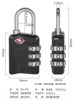 Tsa Combination Lock Metal Customs Lock Travel Luggage Combination Padlock Overseas Customs Lock Business Lock 3-Digit Combination