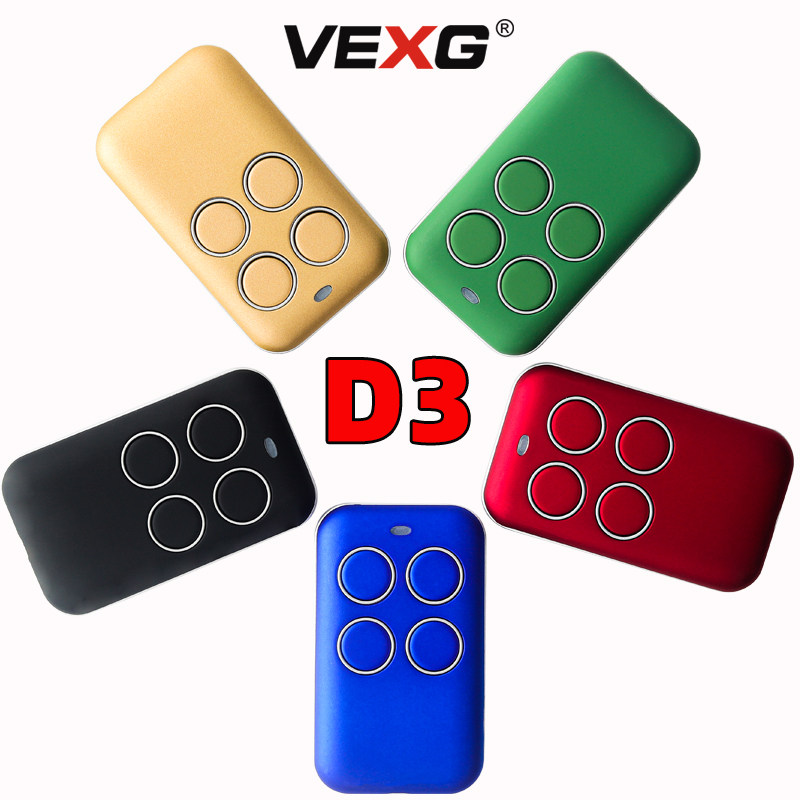 Multi-Frequency Waterproof Copy Remote Control for Electric Gates, Garage Gates, and Access Control, Compatible with Rolling Code