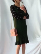 Váy treo áo len nữ GG7 2019 phiên bản Hàn Quốc mới của chiếc váy xù với chiếc váy thon gọn - Sản phẩm HOT