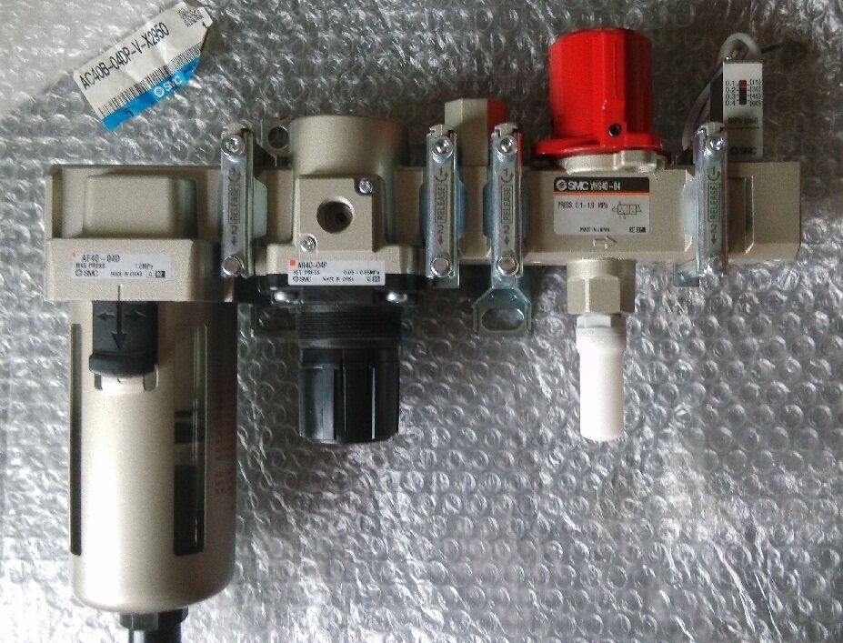 Spot AC40B-04DP-V-X2950 filter decompression original SMC triplet