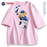 Бейсбольная хлопковая летняя футболка с коротким рукавом для влюбленных, оверсайз