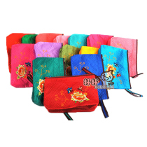  Craft tote bag Korean embroidery clutch cosmetic bag Key bag storage bag coin bag Traditional ethnic women