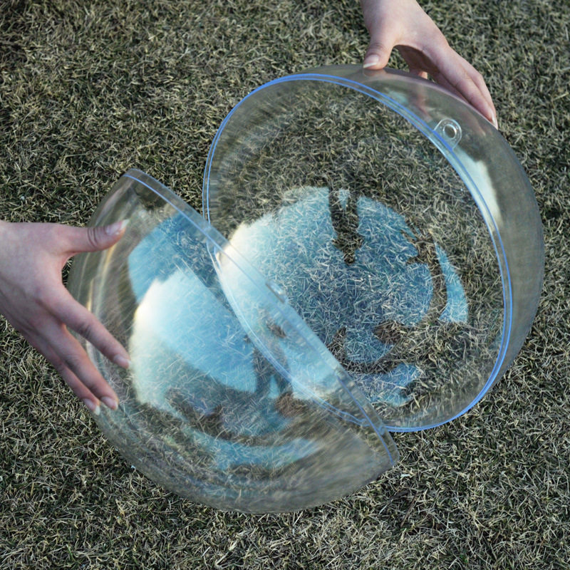 20cm25cm30cm40cm transparent plastic hollow ball can be hung wedding scene layout window decoration props