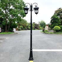 Cell Street Lamp High Bar Lamp Yard lamp Lamp pole 3 m View view lamp Villa Waterproof Outdoor lamp European-style straw terrace lamp