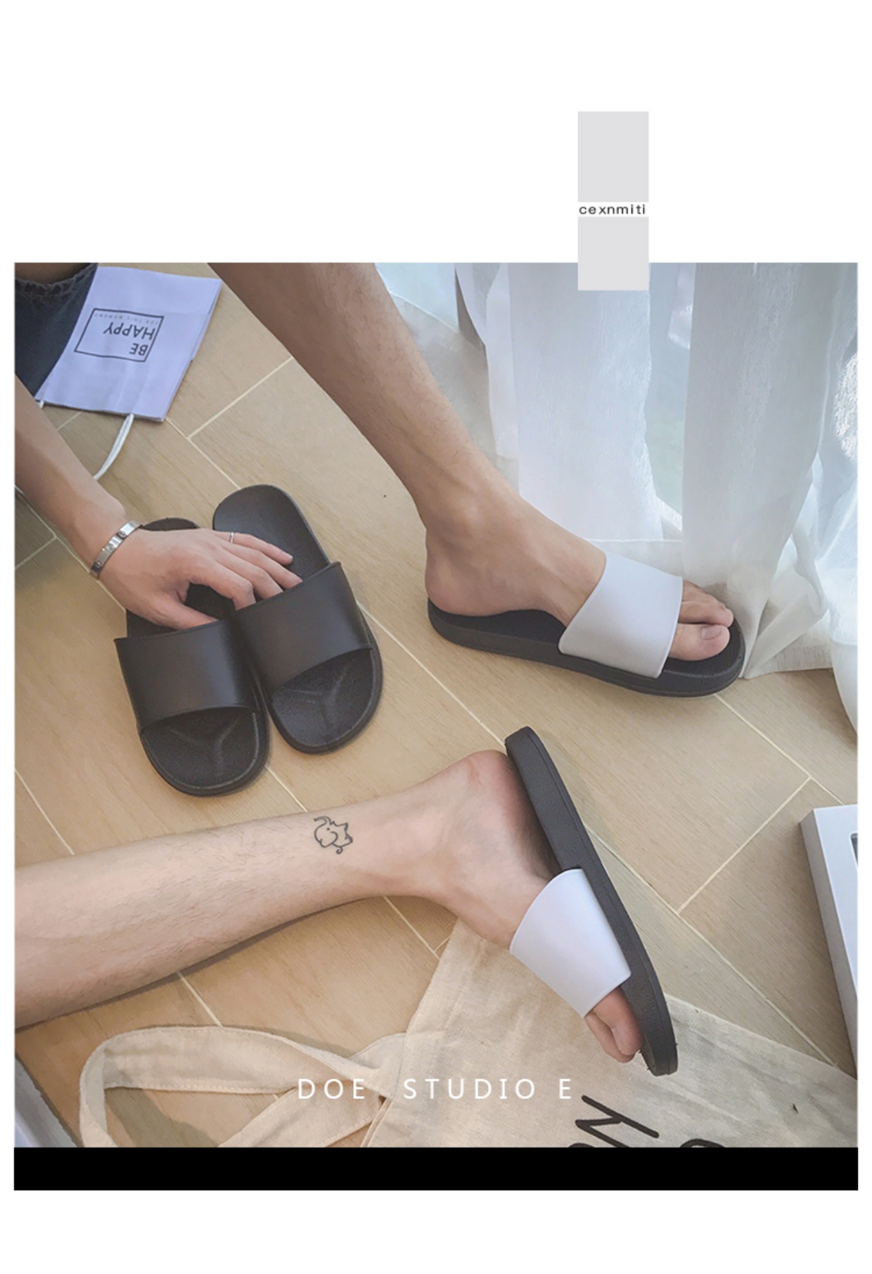 Hàn Quốc mùa hè từ mới kéo thoải mái thư gió đường đôi dép sandal nam hàng hiệu