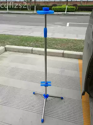 Stainless steel tripod double-sided KT plate frame X frame easy-to-pull net poster stand aluminum easel shaft Billboard