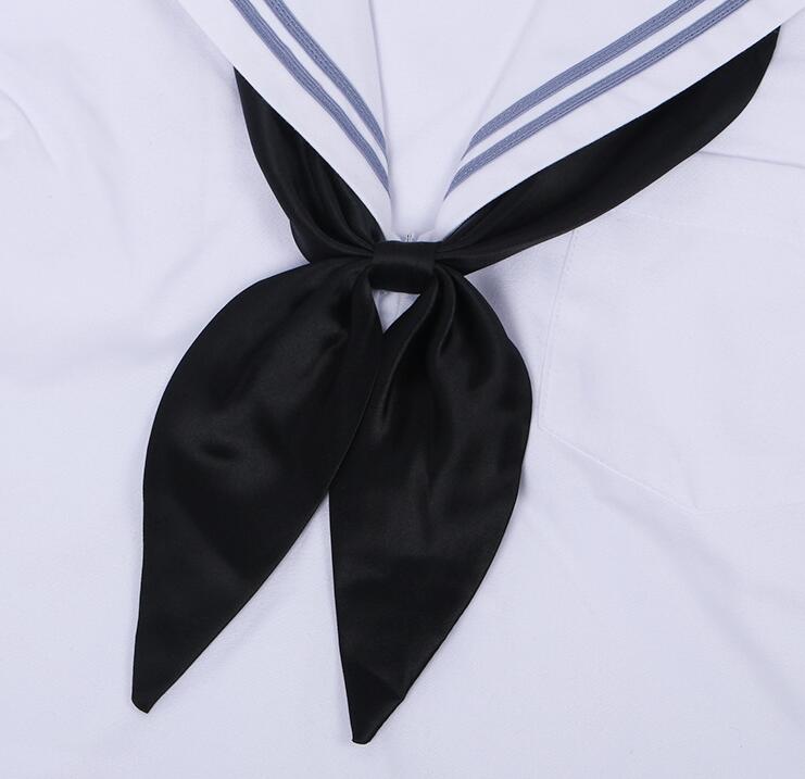 Sailor suit free of goldfish knot free of triangle towel student bow tie professional solid color collar flower