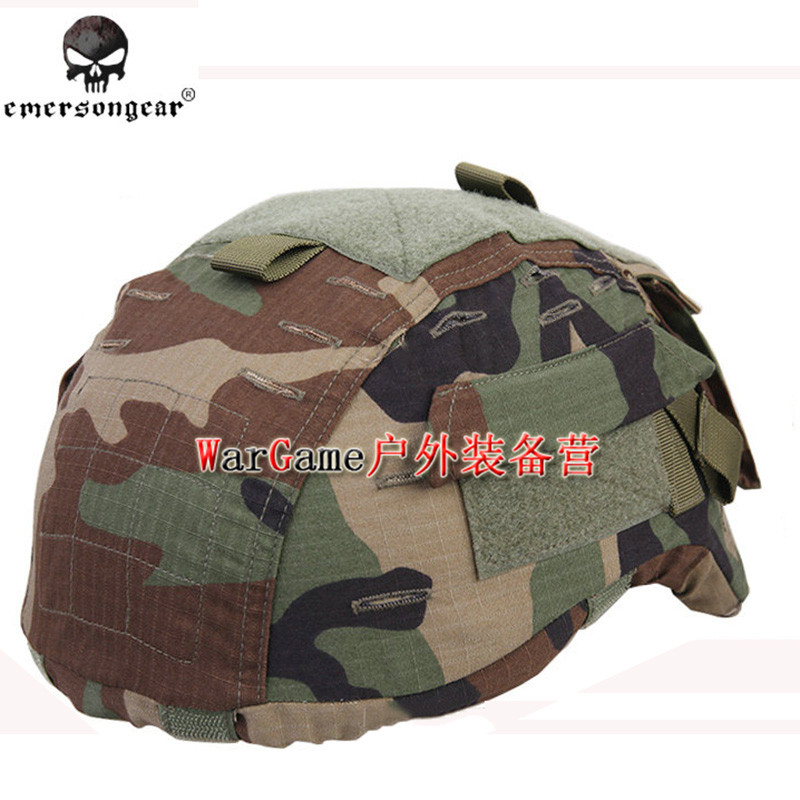 Love Merson Field Outdoor Mic Safety Helmet MICH200 Special 2 Generation Camouflage Safety Cap Cloth WL Four Color Jungle Camouflage