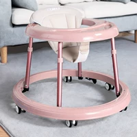 Baby Walker 6 / 7-18 tháng Nam Baby Girl Chống rollover Đẩy có thể ngồi Đa chức năng Có thể gập lại xe tập đi tròn