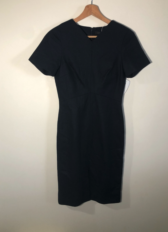 Bb Country Cos Dark Blue Wool Cashmere Dress