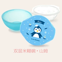 Двойная слоя рисовая паста миска (SAM) не имеет анти -скользи