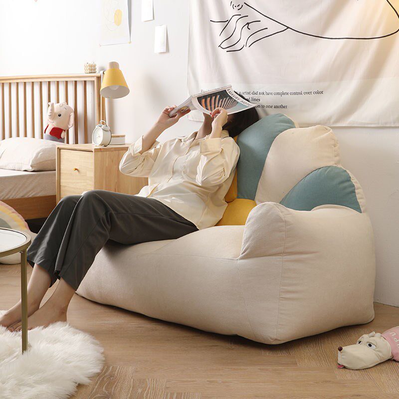 Lazy sofa tatami flower bean bag removable and washable small sofa balcony cute girl recliner small apartment chair
