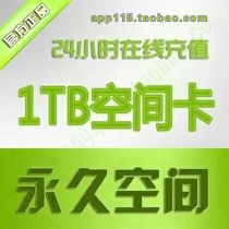 (Automatic delivery)115 space card 115 network disk expansion 1T space card 115 cloud disk expansion card recharge