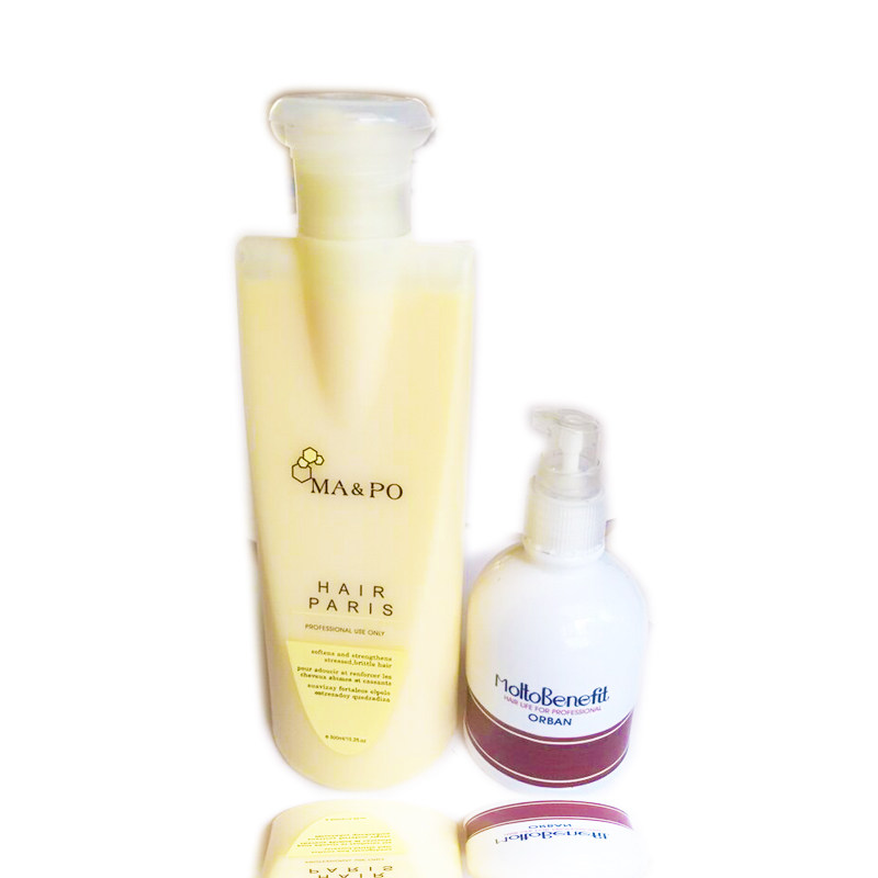 Package IV Real Hair Wig Wash Shampoo care liquid anti-hairy glossy flexo moisturizing repair cover