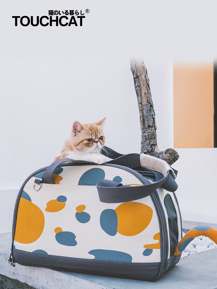 Touchdog It It Pet bag Cat out shoulder bag Winter cat bag Small dog out folding handbag