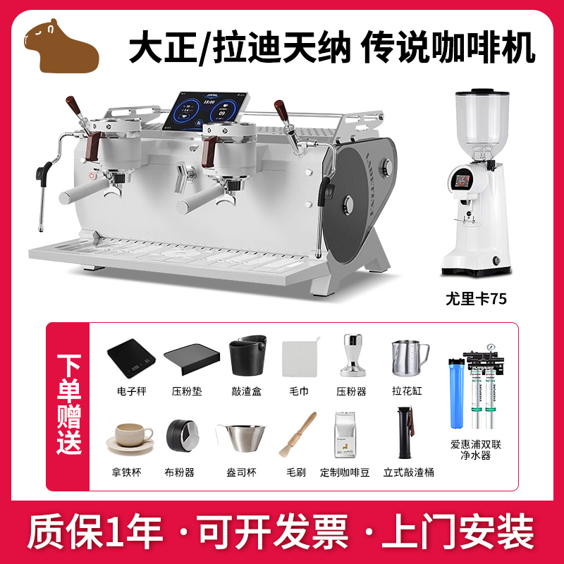Taisho Ladetina/Ladetina Legendary Coffee Machine Double-Head Commercial Semi-Automatic Coffee Machine Saturated Type