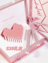 520 Limited gift perfect diary with envelope gift box crystal window to give girlfriend lovers knife box