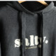 30 wool personalized loose letter wool hooded sweater tops for small people spring women 035