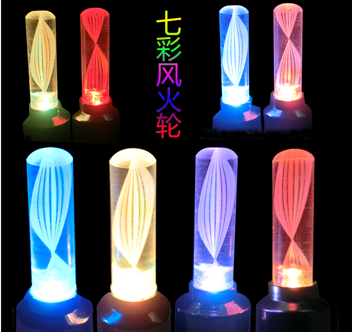 Mountaineering bicycle colorful gas valve lamp valve lamp hot wheel mountaineering bicycle accessories cycling equipment