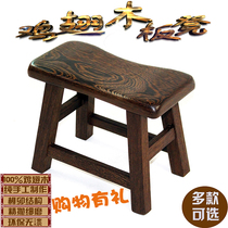 Chicken wing wood small stool Solid wood small bench Mahogany small bench Ebony low bench Childrens stool Foot wash stool Shoe change stool