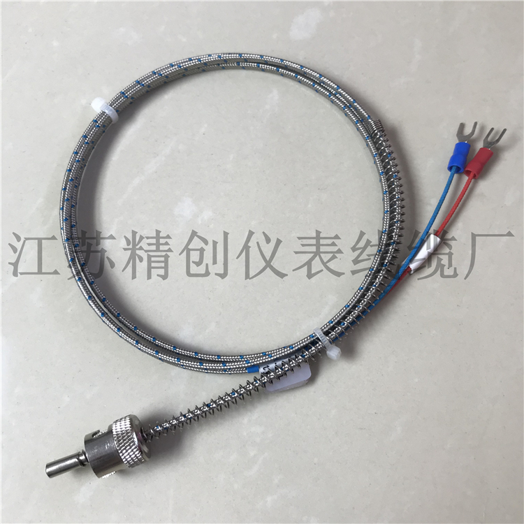 K-type snap-type thermocouple press buckle type buckle type adjustable spring thermocouple injection molding machine thermocouples