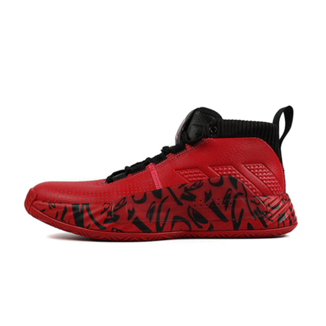 ADIDASDAME5 Lillard ລຸ້ນທີ 5 Black Warrior ເກີບບ້ວງຕົວຈິງ EE4054