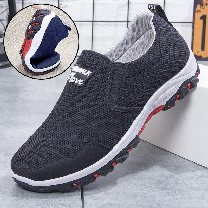 (Single Shoe 611 Black Q)The old Beijing cloth shoes Men's Shoes Men's single shoes non-slip summer Kick on man Casual shoes Men new pattern ventilation Summer shoes