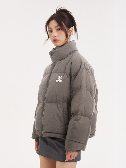 Passway Studio down Jacket Winter Women's Short Casual Thickened Outdoor Warm Coat Slimming Puffer Jacket