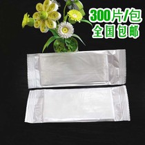 Simple 300 pieces of independent packaging wet tissue can be customized LOG national food hotel kitchen lobster