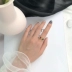Cho đêm nay! Điều chỉnh tình yêu chuỗi chỉ số nhẫn ngón tay 925 sterling bạc nữ cá tính nữ sinh viên nhẫn trái tim nhẫn cặp vàng Nhẫn