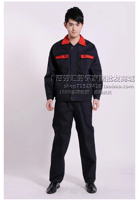 Bộ quần áo dài tay làm việc bằng vải bạt nam giới Dịch vụ bảo hiểm lao động sửa chữa tự động