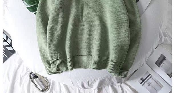 Áo len bf Nhật Bản nam phiên bản Hàn Quốc của áo len cổ tròn thêu lỏng áo khoác mùa đông sinh viên bình thường của dòng quần áo thủy triều thoi trang nam