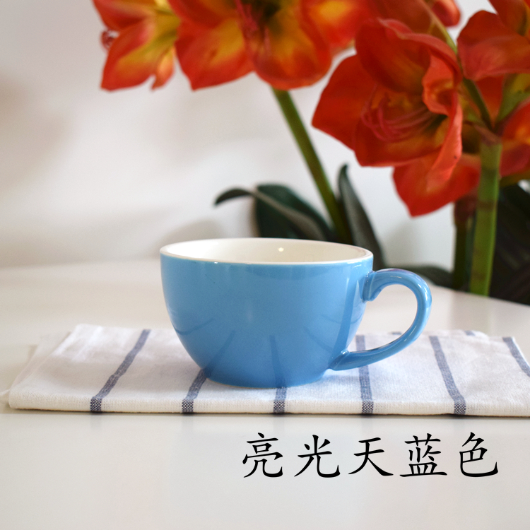 Ưu đãi đặc biệt ly duy nhất 300ml cốc cà phê gốm kéo hoa phù hợp với ly latte cup Kabu cup Zetian cup cafe cup - Cà phê phin cafe inox