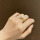 DIY жемчужные аксессуары серебро 925 пробы craft pearl ring пустая опора золотое серебряное кольцо с круглым диаметром 10-13 мм mini 3