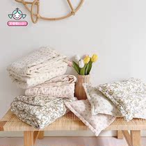 Kindergarten baby nap thin quilt hipster double yarn air conditioning by children soybean fiber summer cool quilt