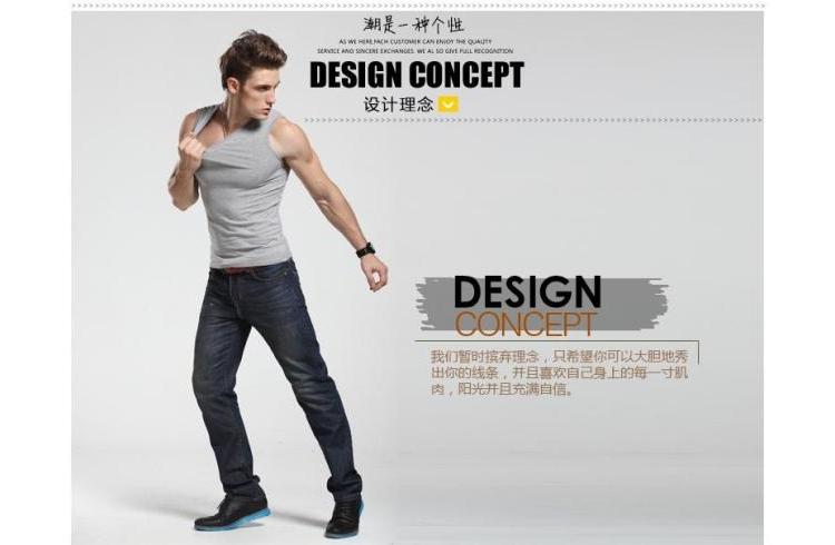 Áo vest nam cổ chữ V rộng cổ Hàn Quốc cotton nam không tay vest gà cổ áo cotton thể thao đáy mùa hè áo ba lỗ tập gym