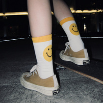 Stagents Original cotton smiley smiley face vol 2 Street tube socks Skateboard socks