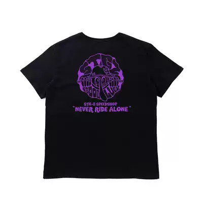 Stagents ORIGINAL cotton ORIGINAL vintage locomotive print short sleeve T-shirt GOOD LUCK Limited