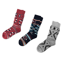 Stagents Retro Indian National Double Needle Thick RRL Cotton Socks Amei CHUP